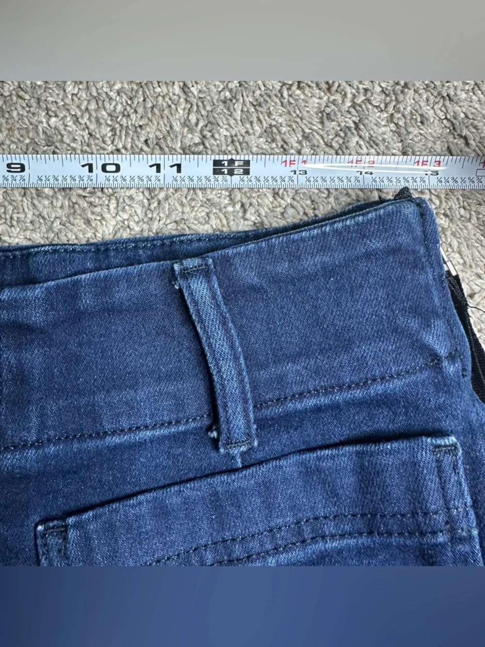 Maeve The Colette Crop High-Rise Wide-Leg Stretch Jeans 28 6 Dark zipper sides - Picture 10 of 13